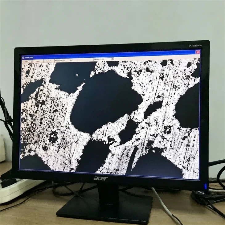 Essais métallographiques de la fonte grise